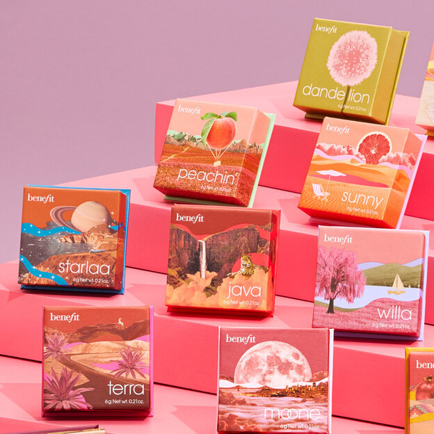 Blushes display Blushes display